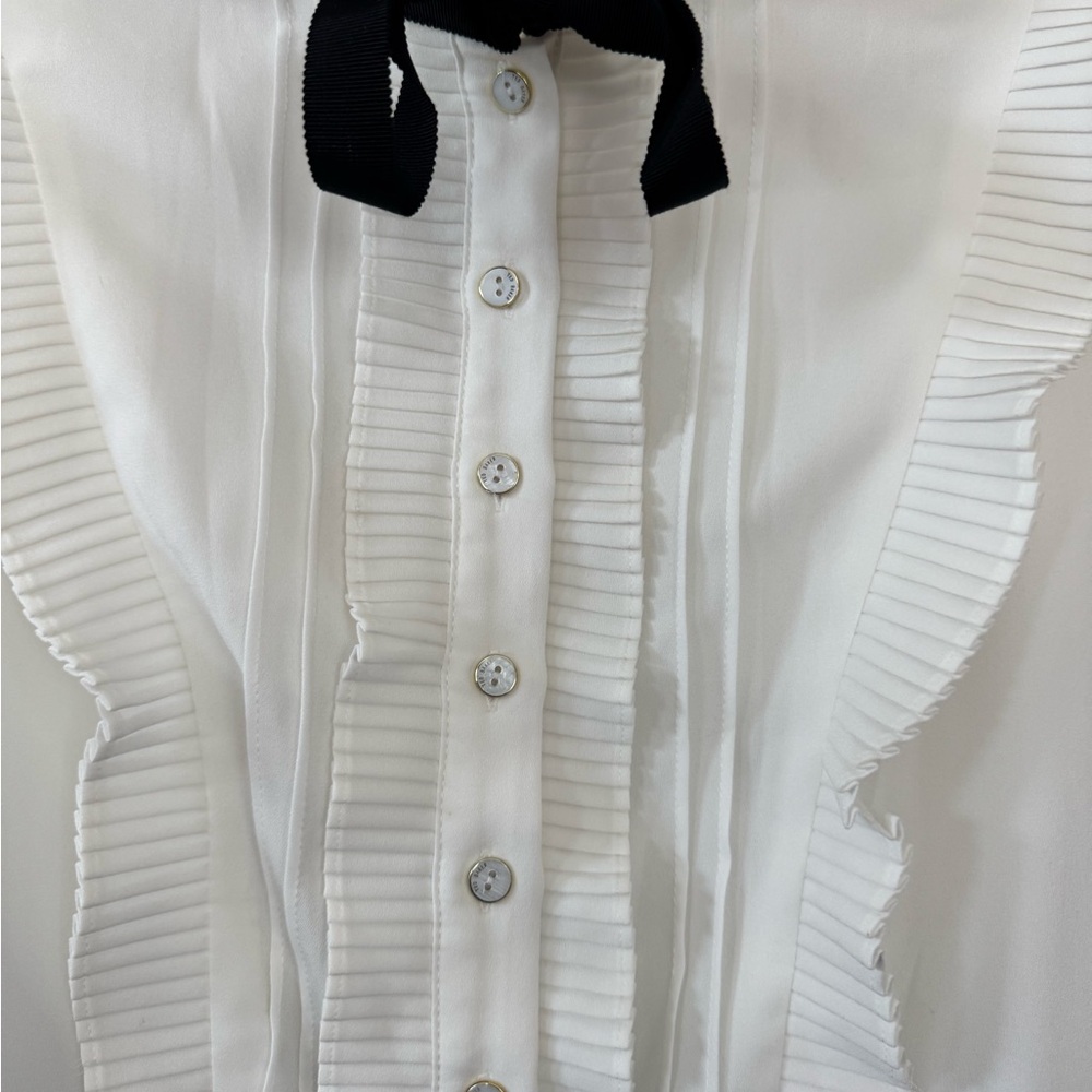 Ted Baker Black and White Midi Dress - Picture 3 of 16